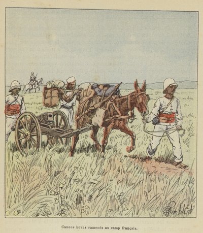 Hova-tykit tuotiin takaisin Ranskan leiriin tekijältä after Louis Charles Bombled