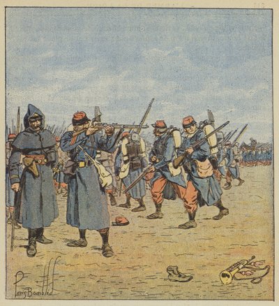 Perääntyvä taistelu tekijältä after Louis Charles Bombled