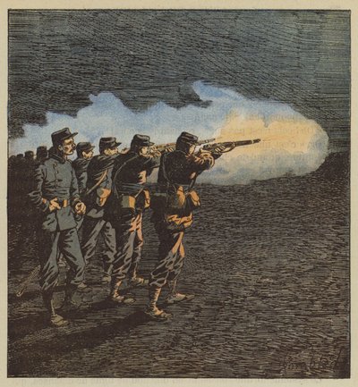 Auttava käsi kapteeni Chabrillatilta Santillysta tekijältä after Louis Charles Bombled