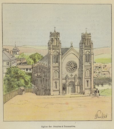 Jesuiittakirkko Antananarivossa tekijältä after Louis Charles Bombled