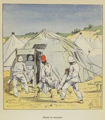 Maalaissairaala tekijältä after Louis Charles Bombled