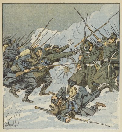 Boudot-yhtiö, 11. chasseurs, toimii saksalaisella akulla tekijältä after Louis Charles Bombled