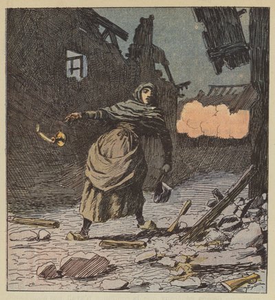 Leski Perrochon kuolee Fretevalissa tekijältä after Louis Charles Bombled