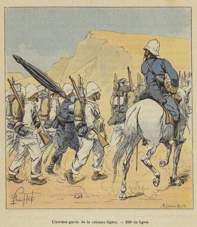 Valopylvään takasuoja, rivin 200 tekijältä after Louis Charles Bombled