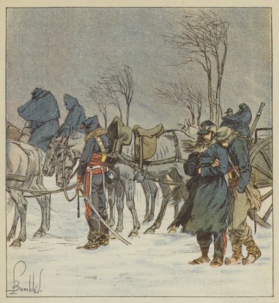 21. joukkojen tykistö tekijältä after Louis Charles Bombled