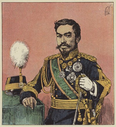 Mikado Mutsu-Hito, Japanin keisari tekijältä after Louis Charles Bombled