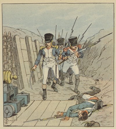 Kapteeni de Chambure, tämän kuuluisan yrityksen johtaja jne. tekijältä after Louis Charles Bombled