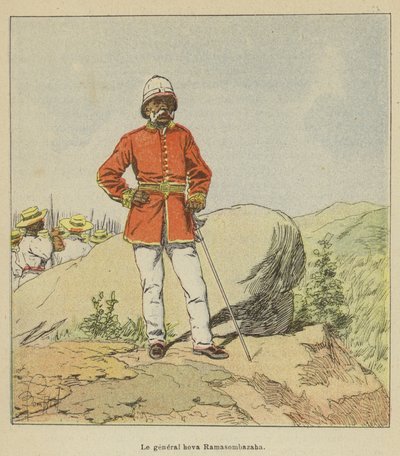 Kenraali Hova Ramasombazaha tekijältä after Louis Charles Bombled