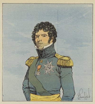 Marsalkka Bernadotte tekijältä after Louis Charles Bombled