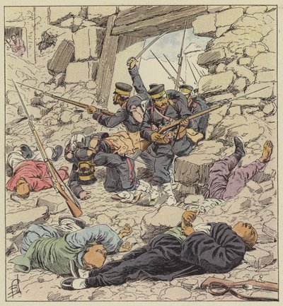 Japanilaiset saapuvat Pekingiin tekijältä after Louis Charles Bombled
