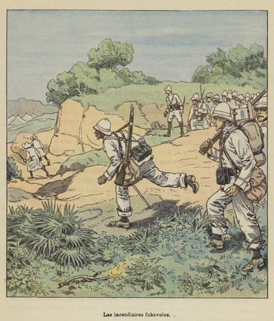 Les incendiaires fahavolos tekijältä after Louis Charles Bombled