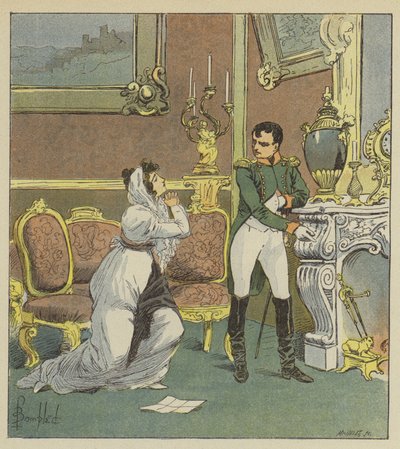 Napoleon ja rouva Hatzfeld tekijältä after Louis Charles Bombled