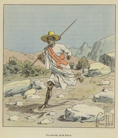 Kuriiri kuningattarelta tekijältä after Louis Charles Bombled