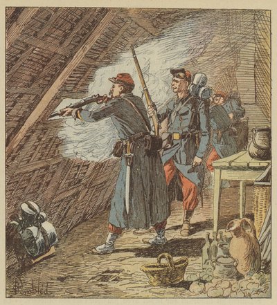 Vieraslegioonan kersantti saa kahdeksankymmentä miestä pois toiminnasta tekijältä after Louis Charles Bombled