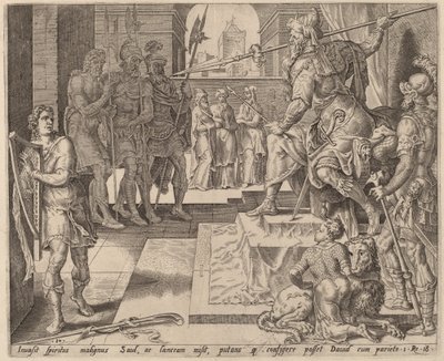 David abans que Saulfinnish tekijältä after Maerten van Heemskerck