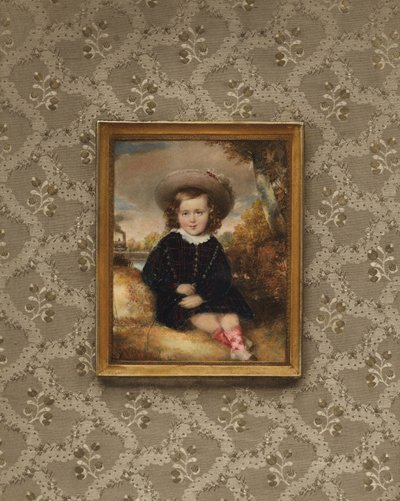 Muotokuva Liechtensteinin prinssistä Johann II:sta lapsena, 1844 tekijältä after Moritz Michael Daffinger