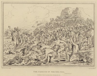 Punaisenmeren kulku, Exodus tekijältä after Nicolas Poussin