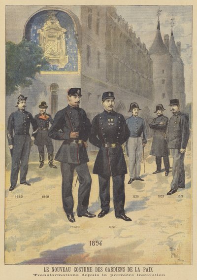Uudet univormut poliisille tekijältä after Oswaldo Tofani