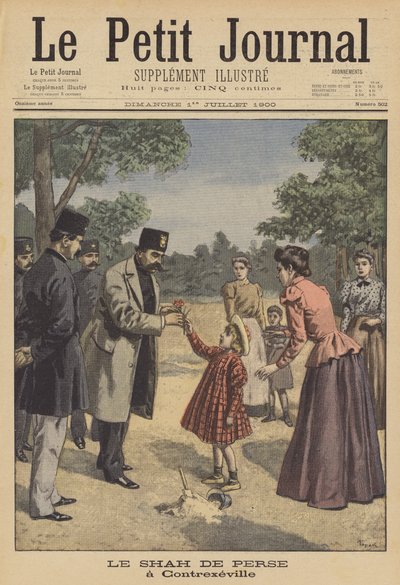 Persian shaahi Ranskassa tekijältä after Oswaldo Tofani