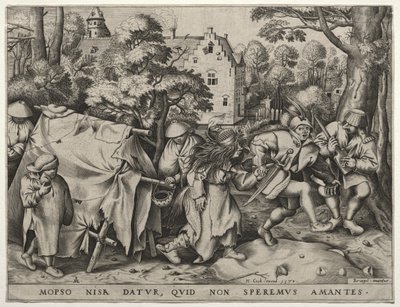 Mopsuksen ja Nisan häät tekijältä after Pieter Bruegel