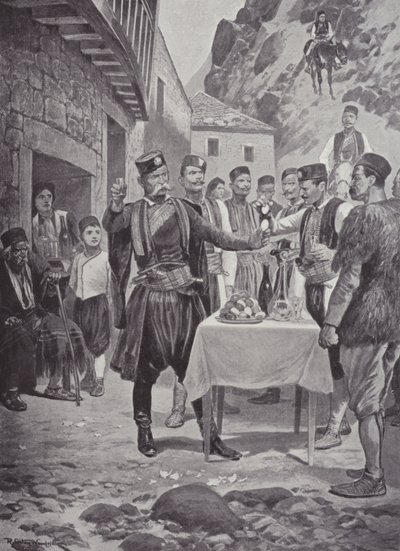 Montenegrolainen pääsiäistapa tekijältä after Richard Caton II Woodville