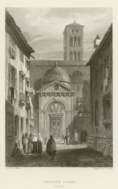 Dantesin hauta, Ravenna tekijältä Samuel (after) Prout