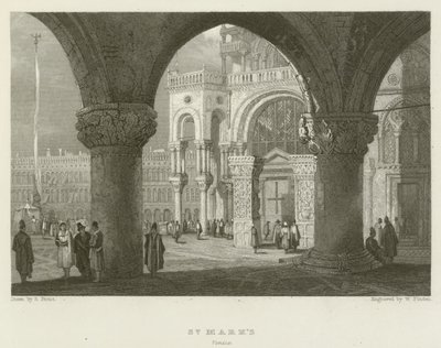 St Marks, Venetsia tekijältä Samuel (after) Prout