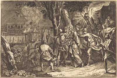 Kristuksen pidätys tekijältä after Sébastien Le Clerc I