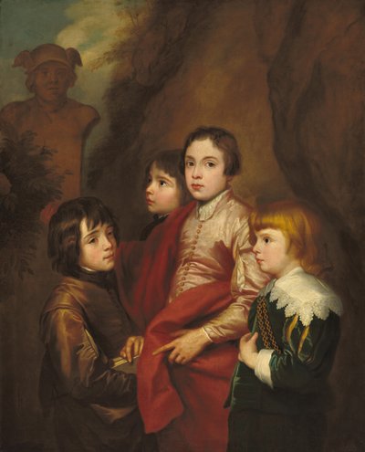 Neljän pojan ryhmä tekijältä after Sir Anthony van Dyck