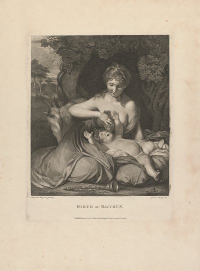 Bacchuksen syntymä tekijältä after Sir Joshua Reynolds
