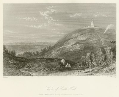 Näkymä Leith Hillille tekijältä after Thomas Allom