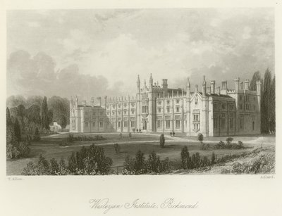 Wesleyan Institute, Richmond tekijältä after Thomas Allom