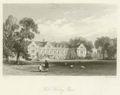 West Horsley Place tekijältä after Thomas Allom