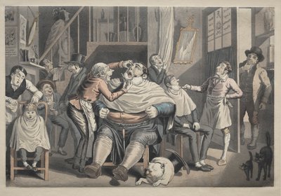 Parturi tekijältä after Thomas Rowlandson