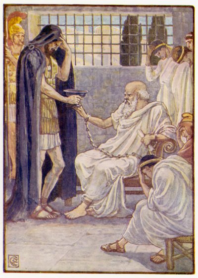 Hän joi sisällön kuin viiniä tekijältä after Walter Crane