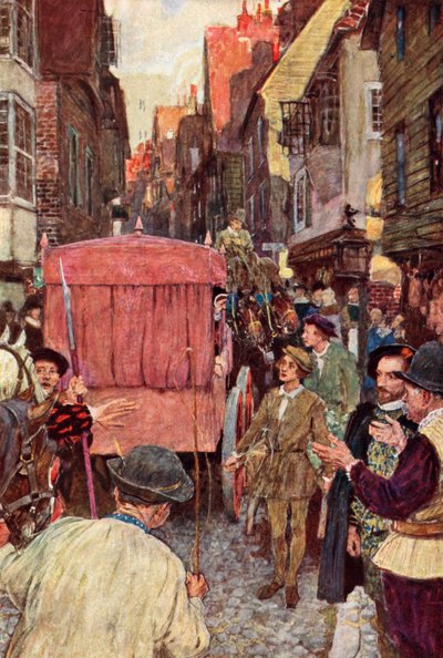 Shakespeare näkee liikennekatkon kaduilla ja kuulee, että House of Lords harkitsee? tekijältä after William Hatherell