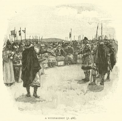 Witenagemot tekijältä after William Henry Margetson