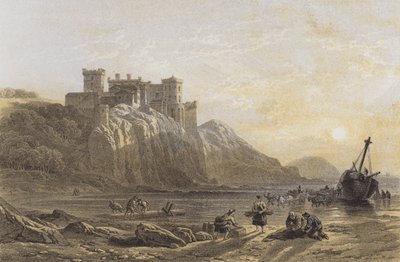 Culzeanin linna (chromolitho) tekijältä after William Leighton Leitch