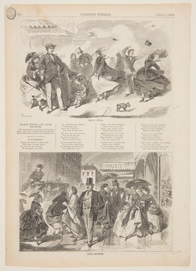 Maaliskuun tuulet ja huhtikuun sateet tekijältä Winslow Homer