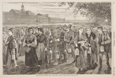 New England Factory Life - "Bell-Time" tekijältä Winslow Homer