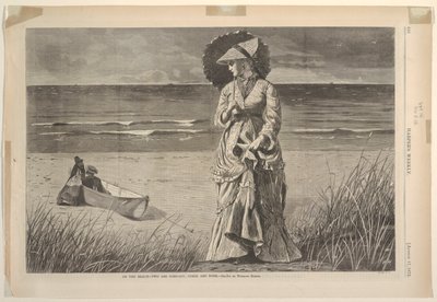 "Rannalla kaksi on seuraa, kolme ei ole mitään" tekijältä Winslow Homer