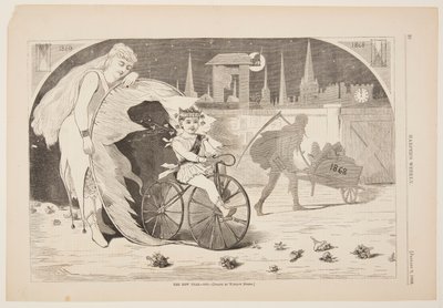 Uusi vuosi - 1869 tekijältä Winslow Homer