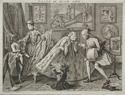 Taste in High Life tekijältä after a design by William Hogarth