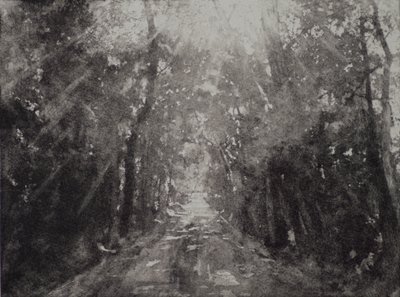 Hallelujah II, 2017, etsaus ja akvatinta paperille tekijältä angus hampel