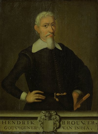 Hendrik Brouwerin, Hollannin Itä-Intian kenraalikuvernöörin muotokuva tekijältä anonymous (copy after)