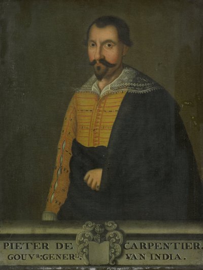 Hollannin Itä-Intian kenraalikuvernöörin Pieter de Carpentierin muotokuva tekijältä anonymous (copy after)