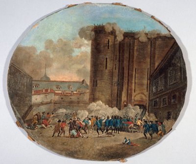 Ranska: Bastilian valloitus, 14. heinäkuuta 1789 (P707-1) tekijältä anonymous 