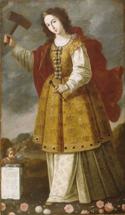 Jael, n. 1650 (öljy kankaalle) tekijältä attr. to Bernab de Ayala