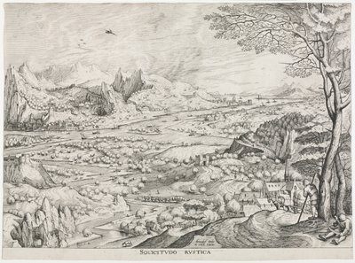 Suuret maisemat: Maaseudun Solicitus tekijältä attributed to Jan van Doetechum