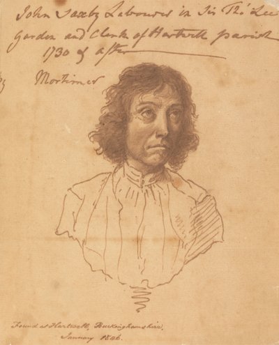 John Saxbyn muotokuva tekijältä attributed to John Hamilton Mortimer